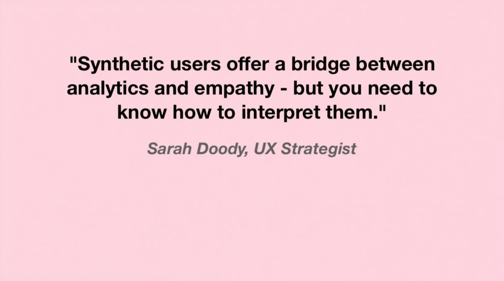 Synthetic Participants in UX Research: Hype or the Future? 6 Image showing a famous quote from one of the most established UX Strategist