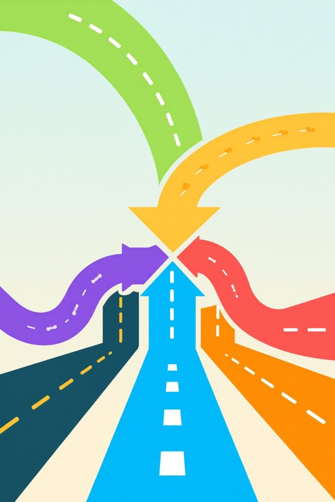 Illustration of a cross-functional team using a UX research platform to democratise UX research.