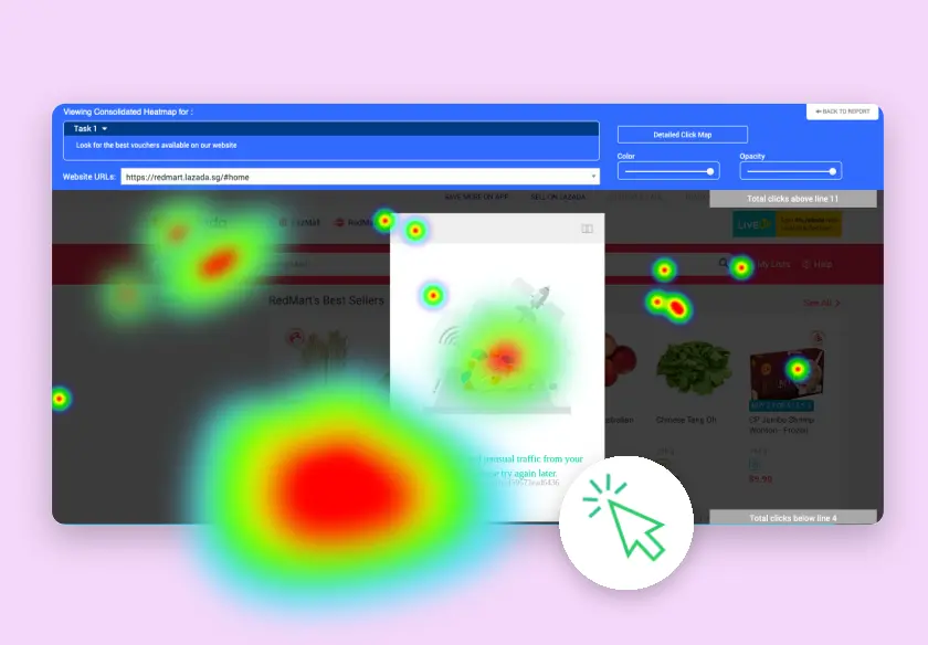 User Test your Prototypes, Website and Apps 11 heatmaps