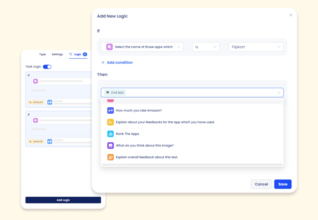 User Test your Prototypes, Website and Apps 7 task logic