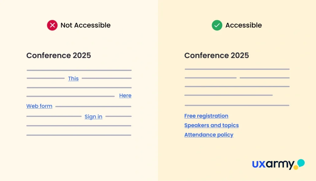 Accessibility Testing: What Is It, And Why Does It Matter? 11 Poorly Distinguished Interactive Links