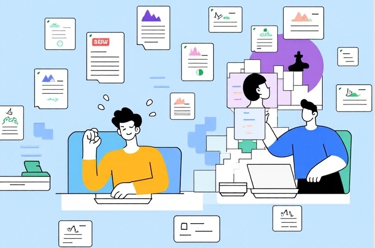 Chaotic clutter of user insights stored in various shapes and forms